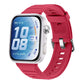 Wave Texture Solid Color Silicone Watch Band, For Huawei Watch Fit 5 / Fit 5 Pro