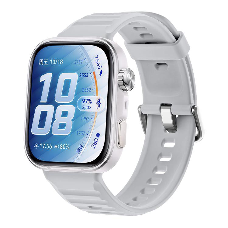 Wave Texture Solid Color Silicone Watch Band, For Huawei Watch Fit 5 / Fit 5 Pro