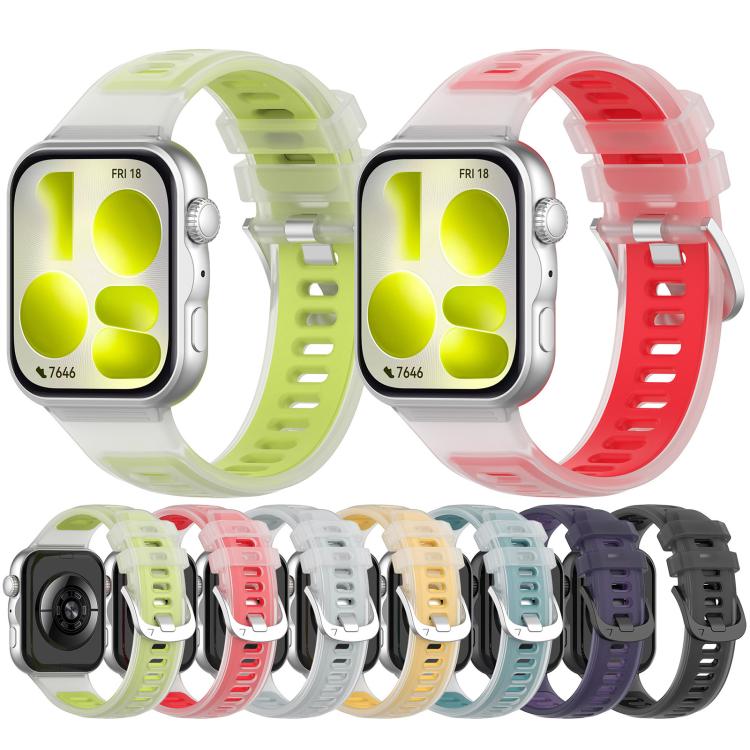 Translucent Jelly Silicone Watch Band, For Huawei Watch Fit 5 / Fit 5 Pro / Fit 4