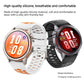 Two Color Perforated Silicone Watch Band, For Huawei Watch GT Runner 2