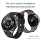 Stitched Microfiber Vegan Leather Hybrid Silicone Watch Band, For Huawei Watch Buds 2