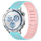 Macaron Color Design Magnetic Silicone Watch Band, 20mm, 22mm