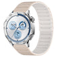 Armor Textured Magnetic Silicone Watch Band, 20mm, 22mm