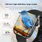G47 1.83 inch HD Color Screen BT Calling Smart Watch Silicone Strap, Support Health Monitoring / HRV Function