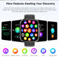 G47 1.83 inch HD Color Screen BT Calling Smart Watch Silicone Strap, Support Health Monitoring / HRV Function