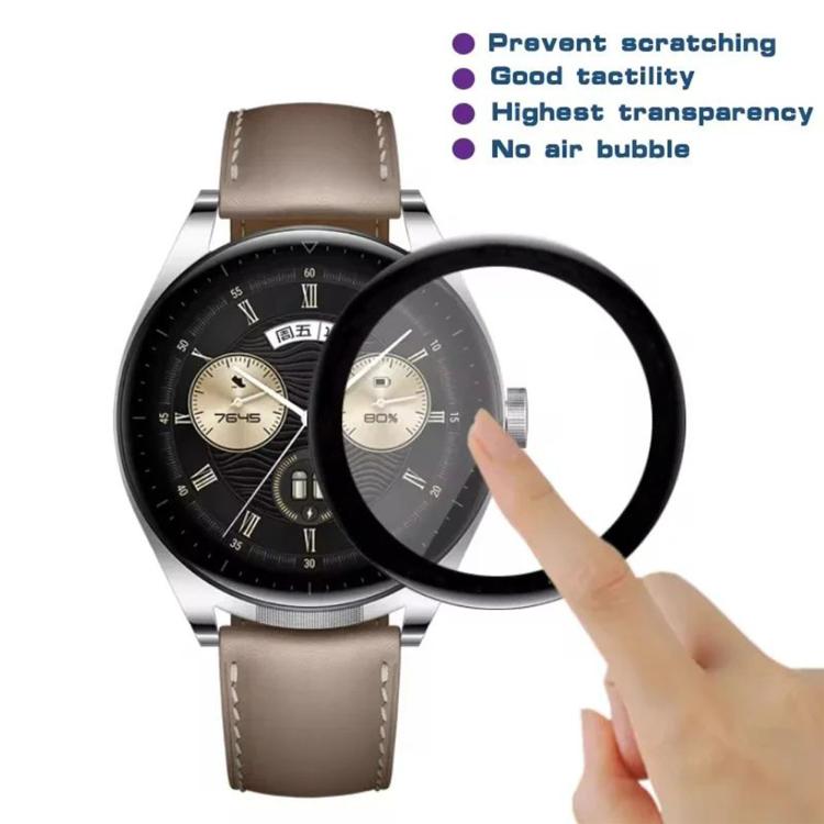 3pcs PMMA Composite Material Heat-Bendable HD Screen Protector, For Huawei Watch Buds 2