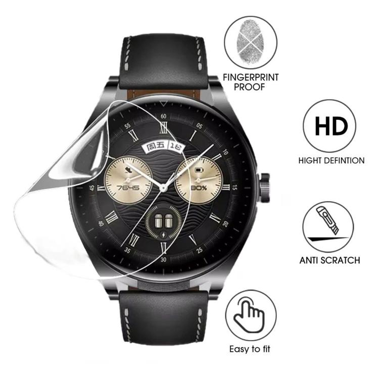 3pcs HD TPU Hydrogel Film Watch Screen Protector, For Huawei Watch Buds 2