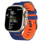 Piano Texture Two Color Silicone Watch Band, For Apple Watch 46mm / 49mm / 45mm / 44mm