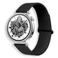 Lychee Pattern Magnetic Loop Silicone Watch Band, 18mm, 20mm, 22mm