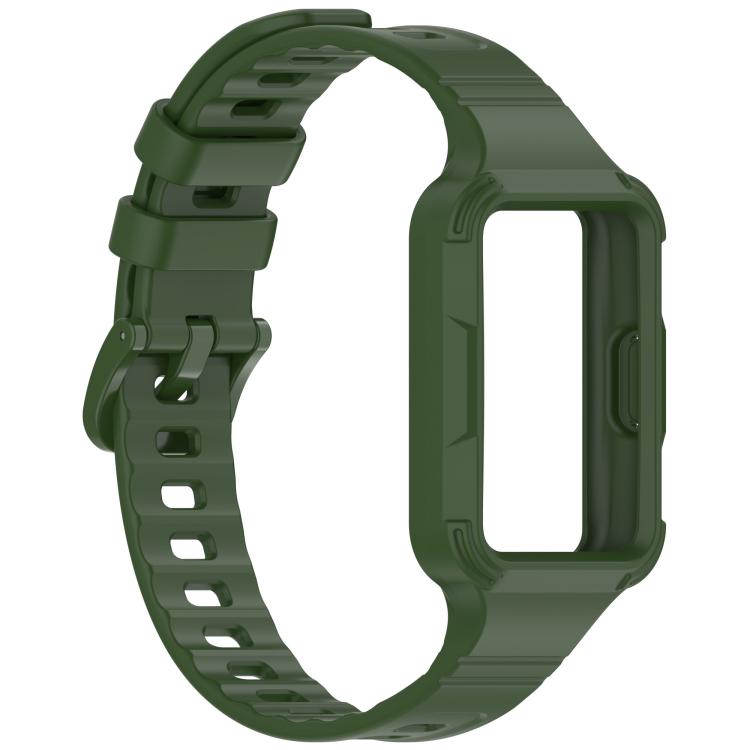 Integrated Armor Solid Color Silicone Watch Band, For Huawei Band 11 Pro / 11 Pro NFC, For Huawei Band 11 / 11 NFC