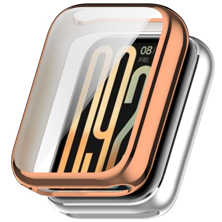 Electroplated TPU Full Coverage Watch Protective Case, For Xiaomi Smart Band 10 Pro