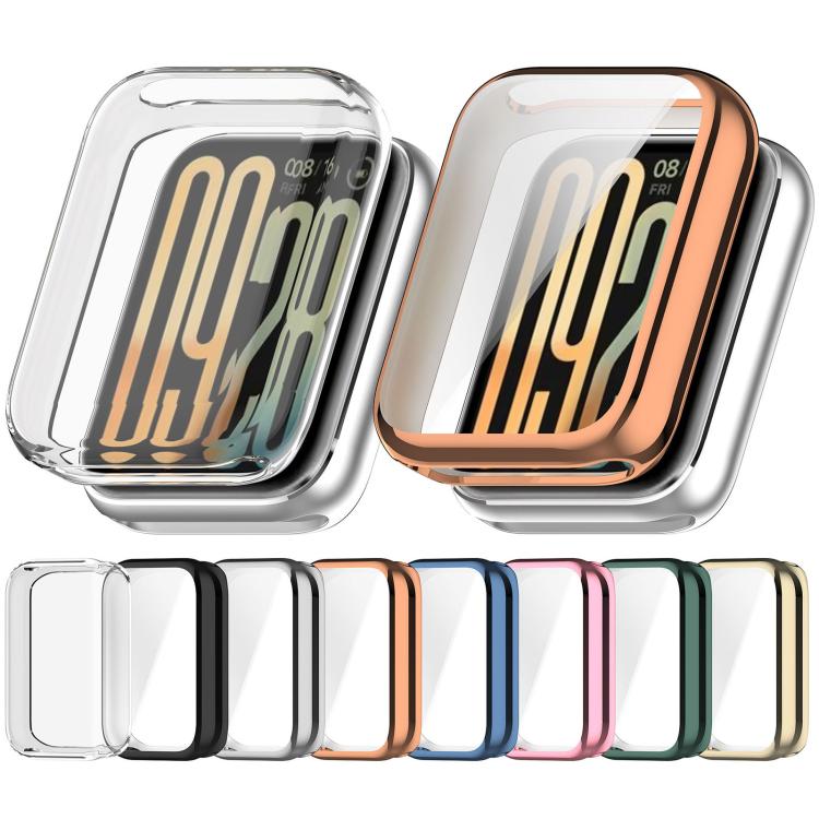 Electroplated TPU Full Coverage Watch Protective Case, For Xiaomi Smart Band 10 Pro