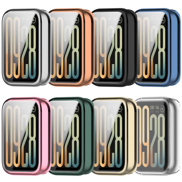 Electroplated TPU Full Coverage Watch Protective Case, For Xiaomi Smart Band 10 Pro