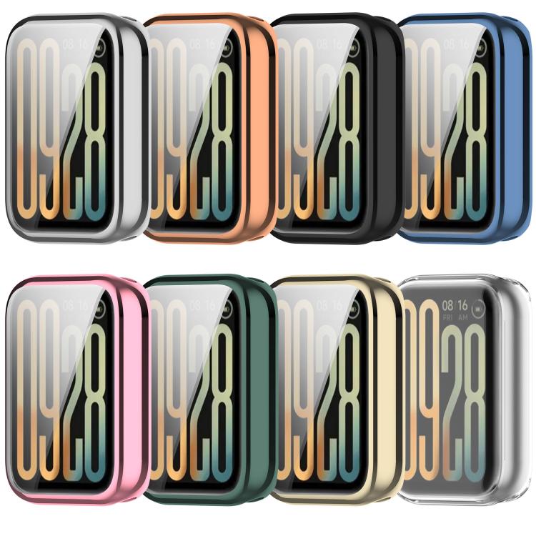 Electroplated TPU Full Coverage Watch Protective Case, For Xiaomi Smart Band 10 Pro Ceramic