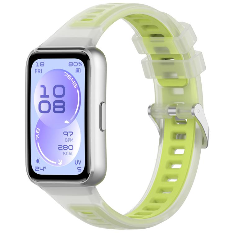 Translucent Jelly Silicone Watch Band, For Huawei Band 11 / Band 11 Pro