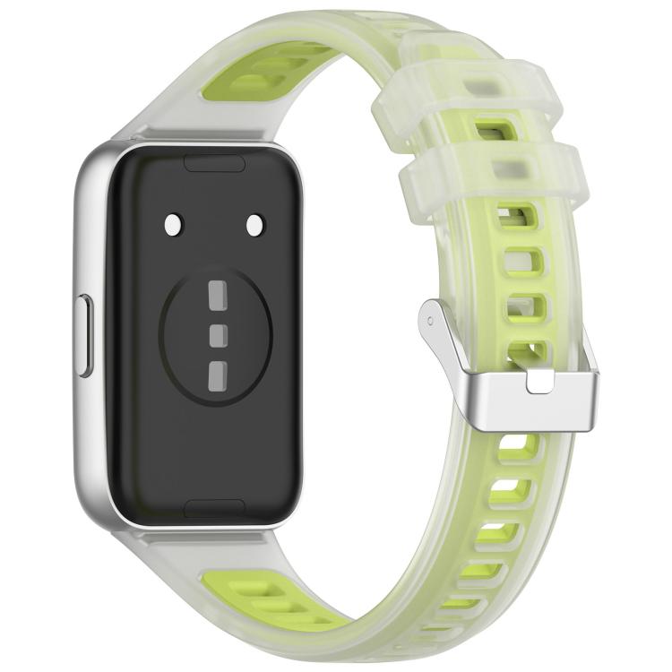Translucent Jelly Silicone Watch Band, For Huawei Band 11 / Band 11 Pro
