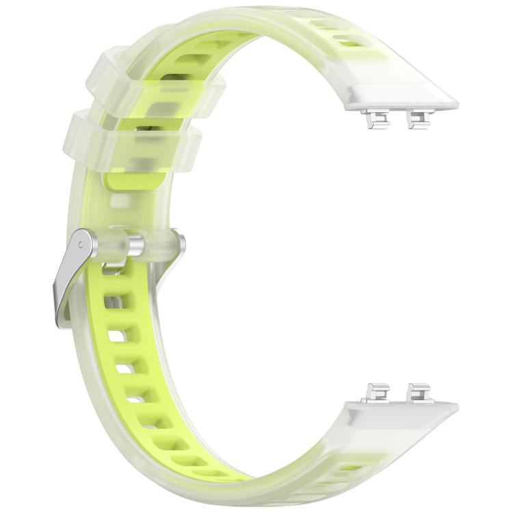 Translucent Jelly Silicone Watch Band, For Huawei Band 11 / Band 11 Pro