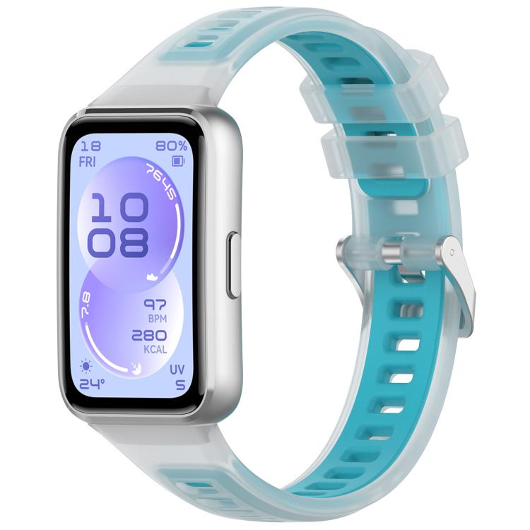 Translucent Jelly Silicone Watch Band, For Huawei Band 11 / Band 11 Pro