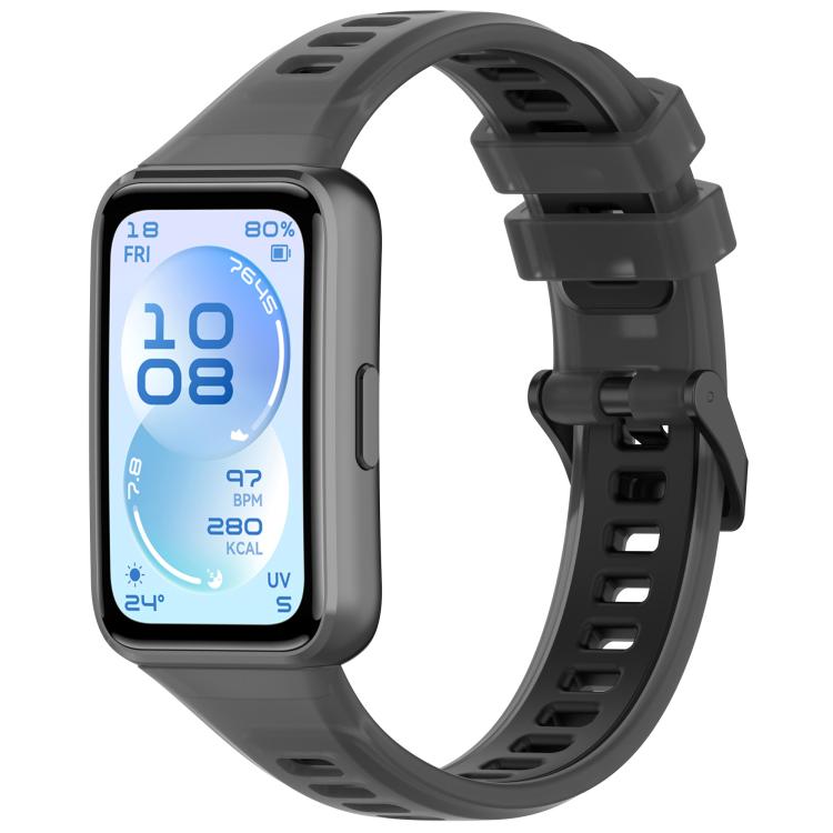 Translucent Jelly Silicone Watch Band, For Huawei Band 11 / Band 11 Pro