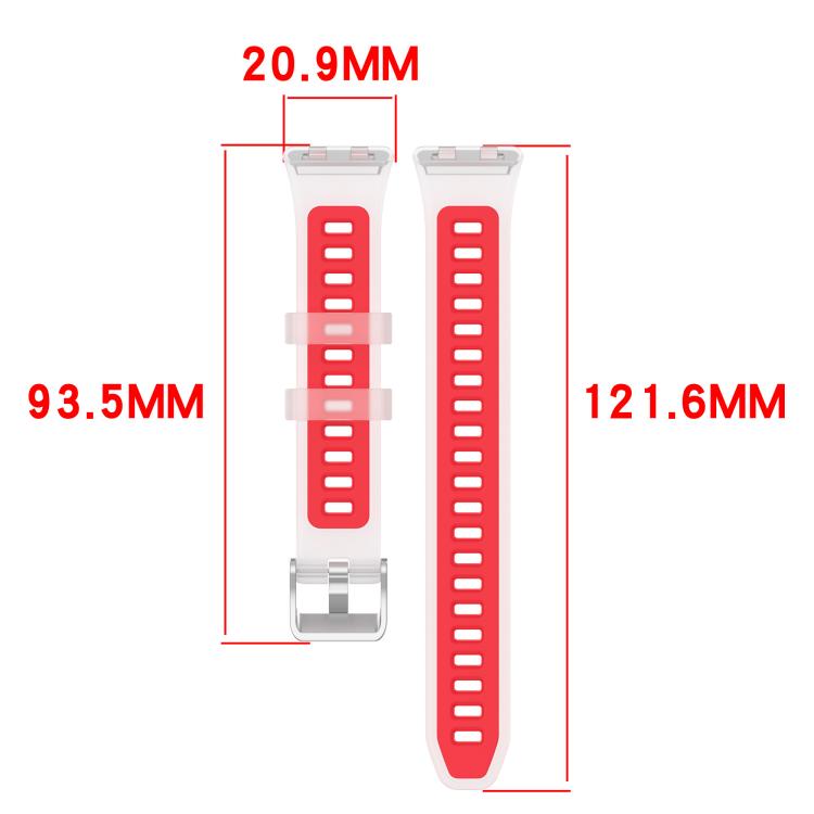 Translucent Jelly Silicone Watch Band, For Huawei Band 11 / Band 11 Pro
