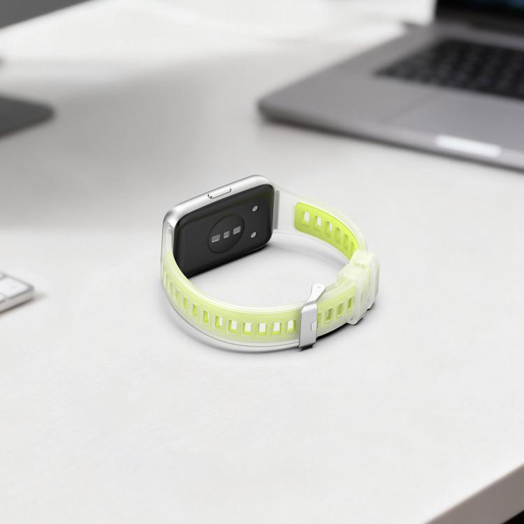 Translucent Jelly Silicone Watch Band, For Huawei Band 11 / Band 11 Pro