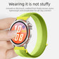 Feather Yarn Stitched Nylon Loop Watch Band, 22mm, 20mm