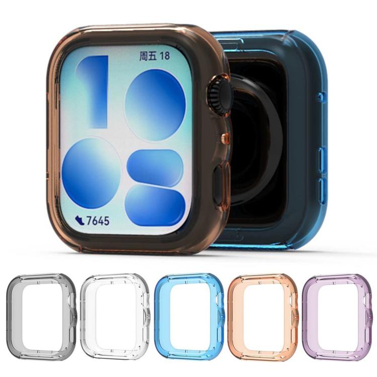 Candy Color Half Coverage Hollow TPU Watch Protective Case, For Huawei  Watch Fit 5 Pro, For Huawei  Watch Fit 5