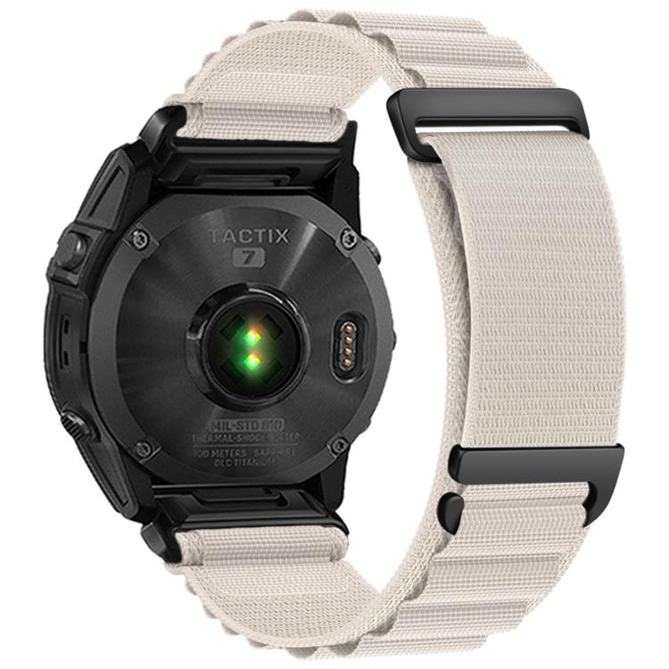C Buckle Two-Section High Mountain Loop Nylon Watch Band, For Gamin 26mm, For Gamin 22mm, For Gamin 20mm