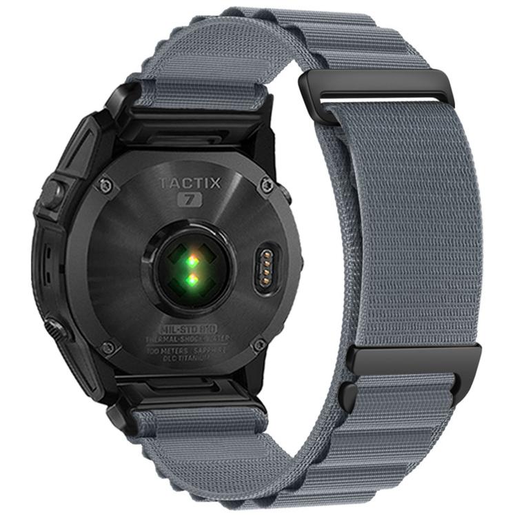 C Buckle Two-Section High Mountain Loop Nylon Watch Band, For Gamin 26mm, For Gamin 22mm, For Gamin 20mm