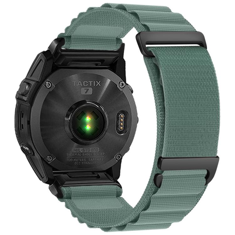 C Buckle Two-Section High Mountain Loop Nylon Watch Band, For Gamin 26mm, For Gamin 22mm, For Gamin 20mm