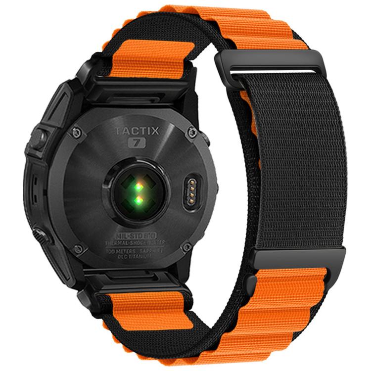 C Buckle Two-Section High Mountain Loop Nylon Watch Band, For Gamin 26mm, For Gamin 22mm, For Gamin 20mm