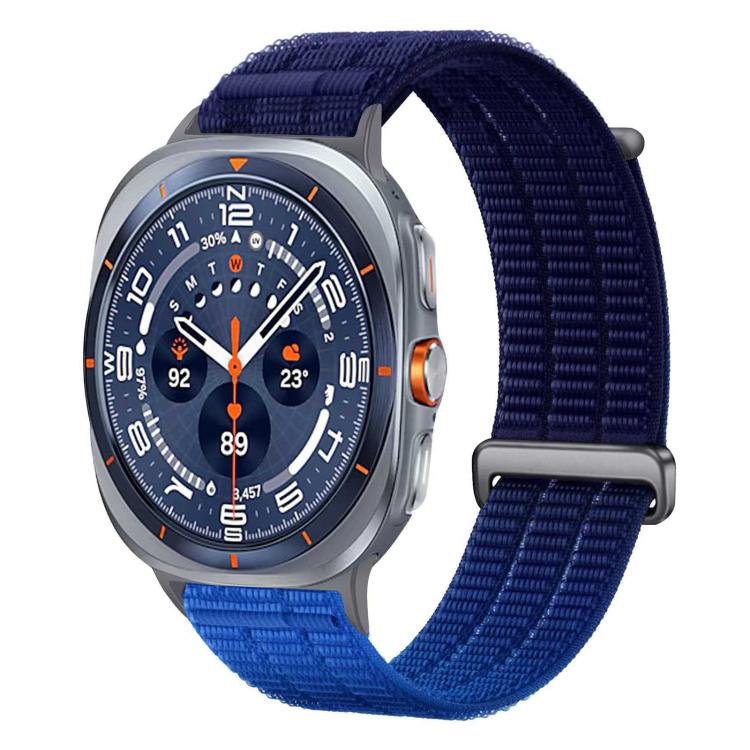 Double-Link Cloud-Feel Breathable Nylon Loop Metal Head Watch Band, For Galaxy Watch Ultra2 2026 / 2025 / 1 2024