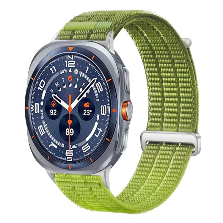 Double-Link Cloud-Feel Breathable Nylon Loop Metal Head Watch Band, For Galaxy Watch Ultra2 2026 / 2025 / 1 2024