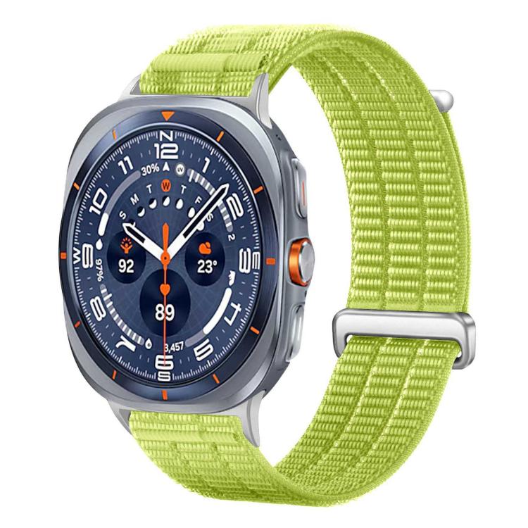 Double-Link Cloud-Feel Breathable Nylon Loop Metal Head Watch Band, For Galaxy Watch Ultra2 2026 / 2025 / 1 2024