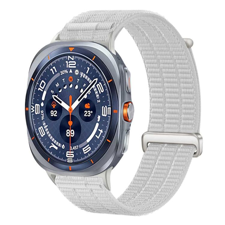 Double-Link Cloud-Feel Breathable Nylon Loop Metal Head Watch Band, For Galaxy Watch Ultra2 2026 / 2025 / 1 2024