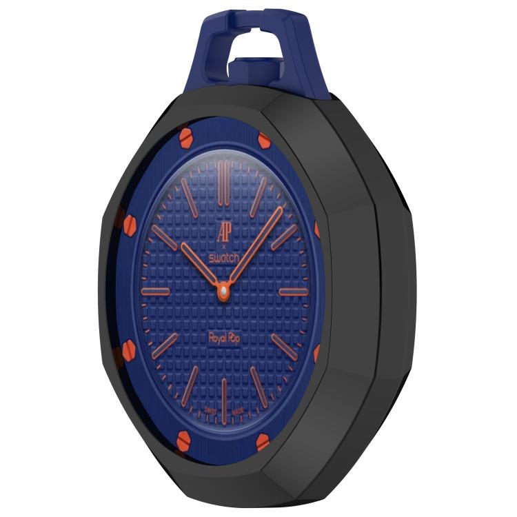 Electroplated TPU Full Coverage Watch Protective Case, For Swatch Royal Pop