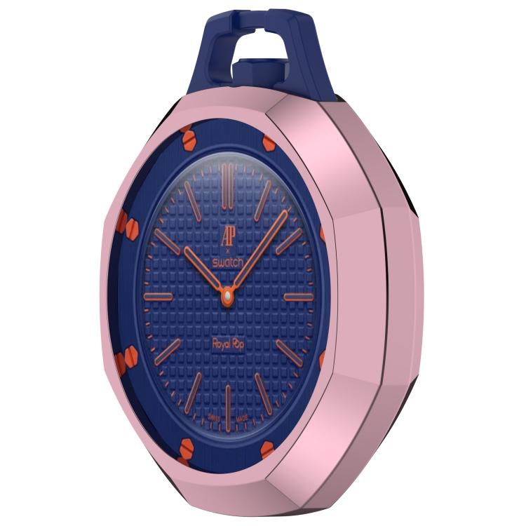 Electroplated TPU Full Coverage Watch Protective Case, For Swatch Royal Pop