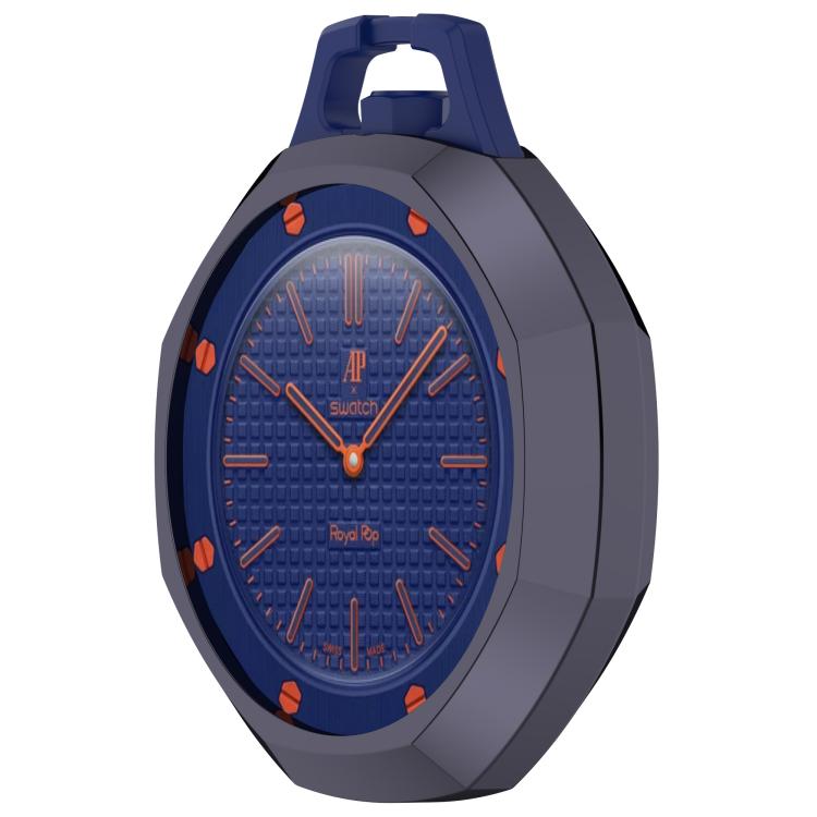 Electroplated TPU Full Coverage Watch Protective Case, For Swatch Royal Pop