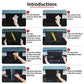Car navigation tempered glass screen protector installation kit with cleaning and dust tools