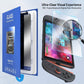 2-pack dust-free tempered glass screen protectors for Switch 2 with clear film