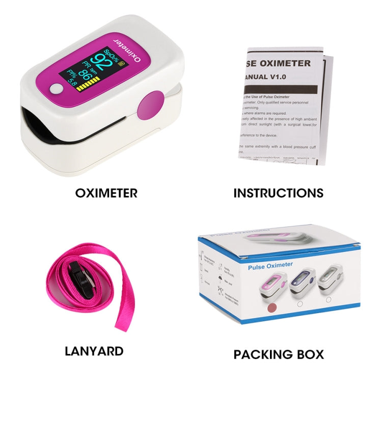 M160 Finger Pulse Oximeter Medical Special, M160 (Gray), M160 (Rose Red), M160 (Blue)