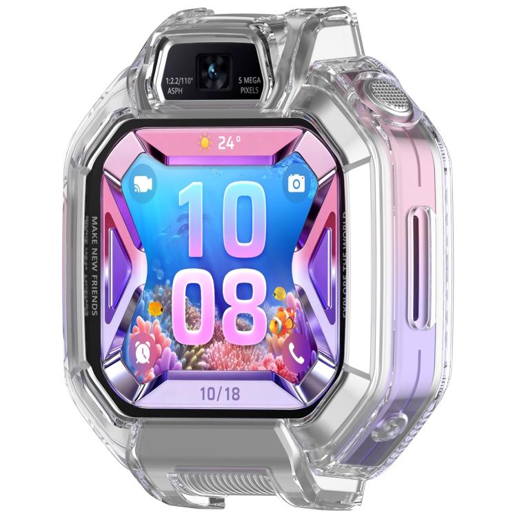 Half Coverage Hollow TPU Watch Protective Case, For Huawei Watch Kids X1 / X1 Pro