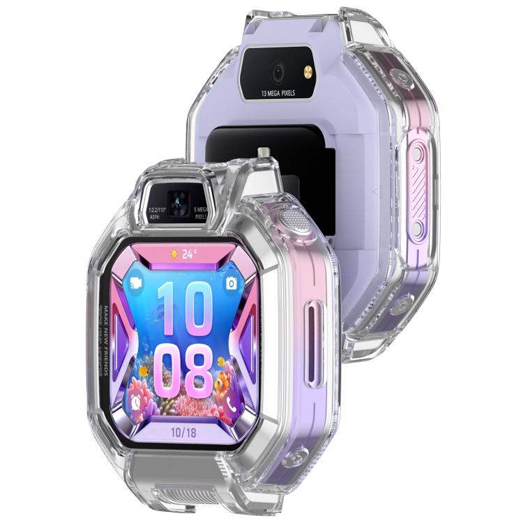 Half Coverage Hollow TPU Watch Protective Case, For Huawei Watch Kids X1 / X1 Pro