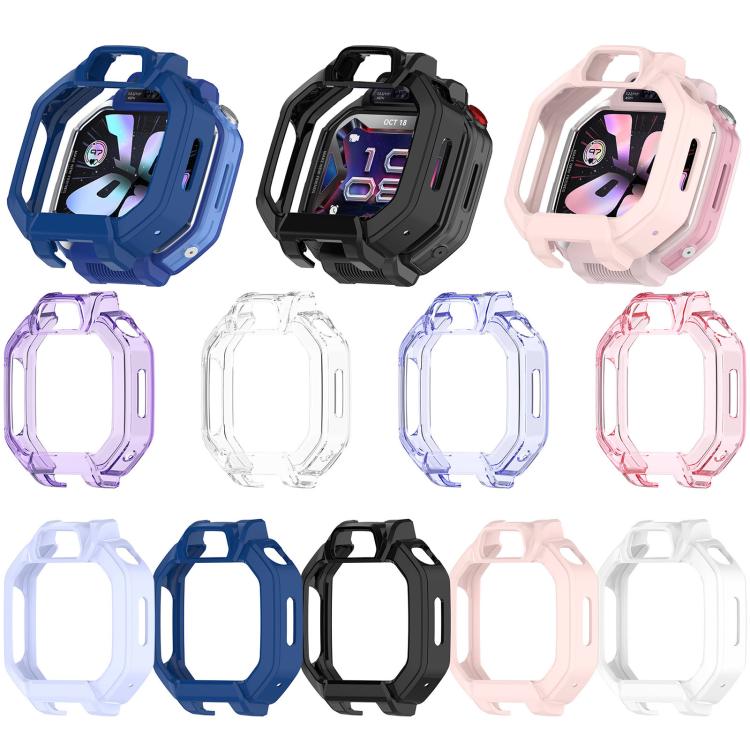 Half Coverage Hollow TPU Watch Protective Case, For Huawei Watch Kids X1 / X1 Pro