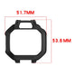 Half Coverage Hollow TPU Watch Protective Case, For Huawei Watch Kids X1 / X1 Pro