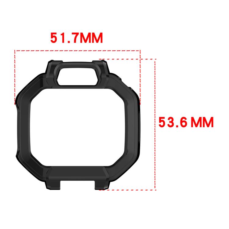 Half Coverage Hollow TPU Watch Protective Case, For Huawei Watch Kids X1 / X1 Pro