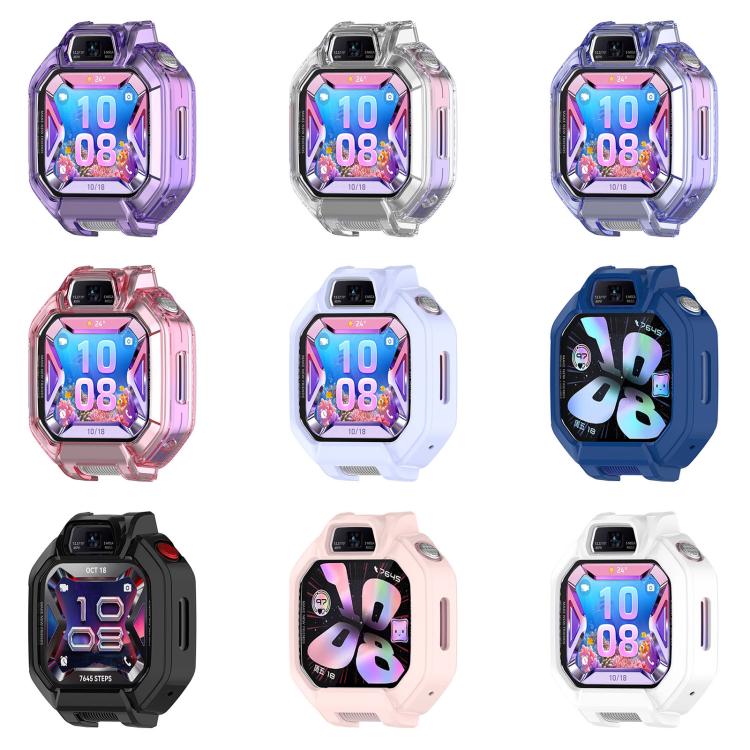 Half Coverage Hollow TPU Watch Protective Case, For Huawei Watch Kids X1 / X1 Pro