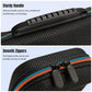 Nintendo Switch storage bag, textured fabric with sturdy handle and dual smooth zippers