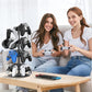 4-tier rotating controller stand holding multiple controllers and a headset, black
