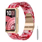 Butterfly Clasp Three Beads Resin Watch Band with Removal Tool, For Huawei Band 11 / Band 11 Pro